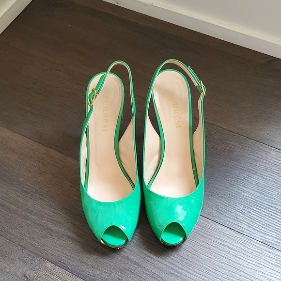 Burresi Made in Italy 100mm Slingback Heels - Picture 8 of 15